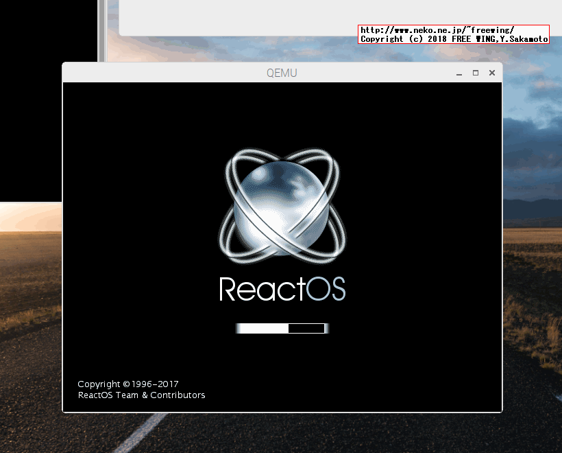 ReactOS 0.4.5 VMware 2017-05-17 on Raspberry Pi QEMU