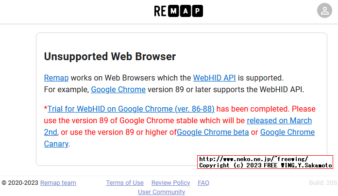 WebHID API Error WebHIDを使用する場合 SSL（HTTPS）が必須です