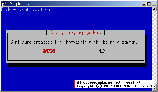 phpMyAdmin MySQL web client Configure setting