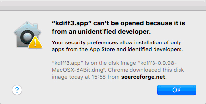 KDiff3 無料で使える macOS Mojave対応のテキスト差分比較アプリ