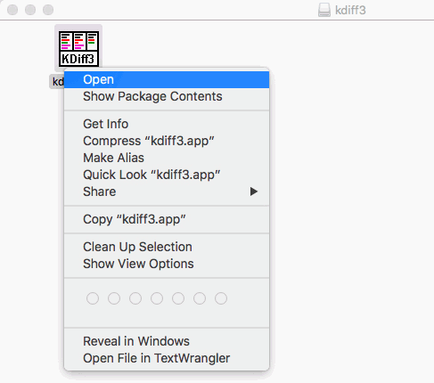 KDiff3 無料で使える macOS Mojave対応のテキスト差分比較アプリ