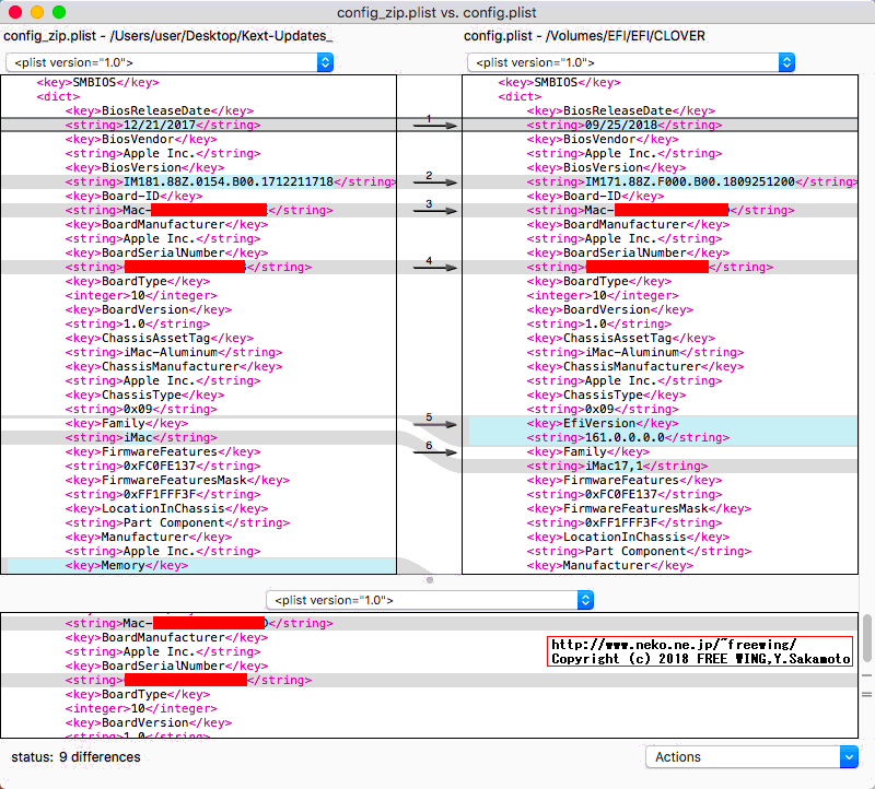 SMBIOSの設定 Sky Lake: iMac 17、1