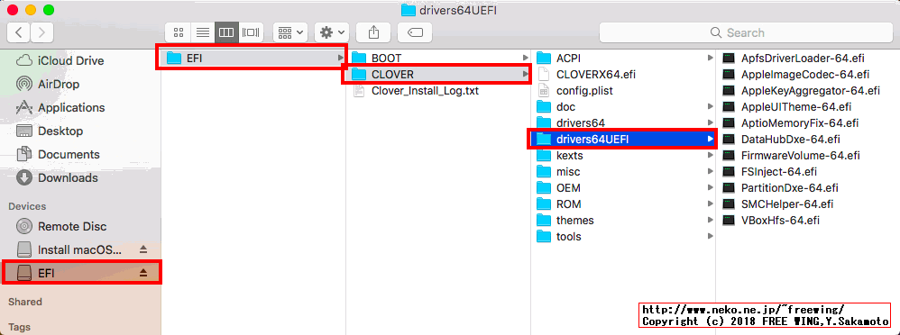 Mojave 10.14.1 OSX86 USB EFI drivers64UEFI files