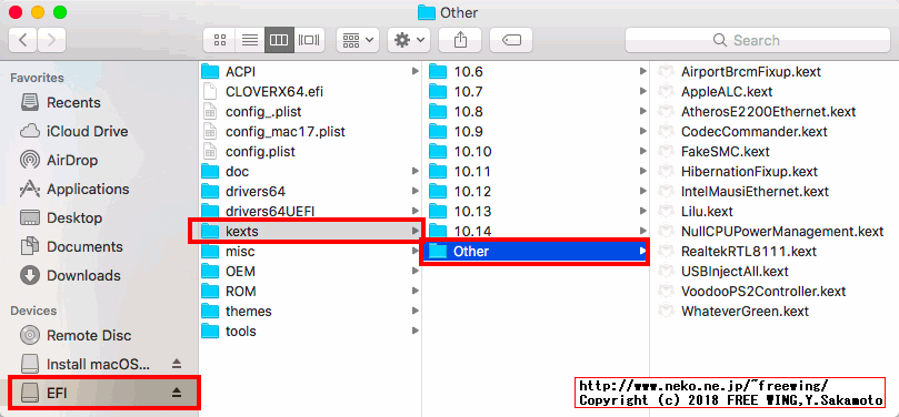 Mojave 10.14.1 OSX86 USB kexts/Other kext files