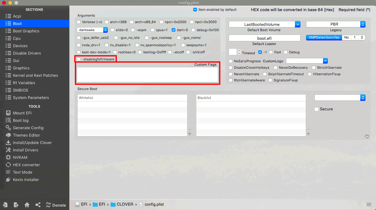 Clover Configurator 5.3.2.0を起動する