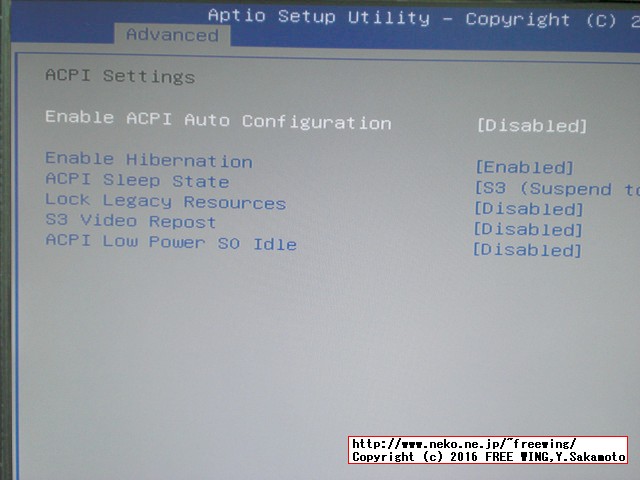 Core i3-6100U HYSTOU Fanless Mini PC FMP03 BIOS設定 for Hackintosh