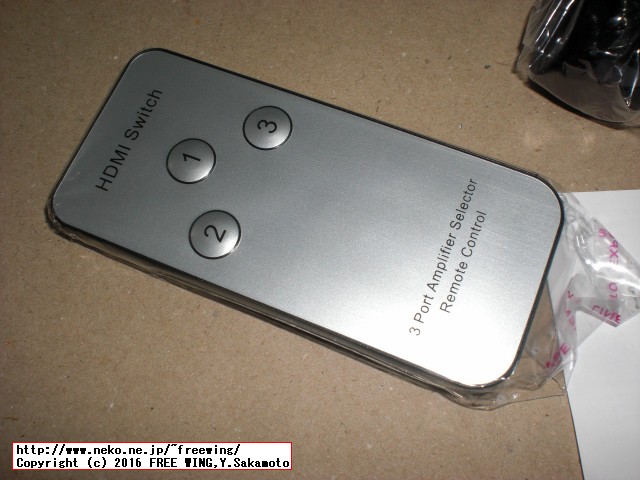 HDMI 1.4仕様 4K対応 3入力 1出力 HDMI切り換え機