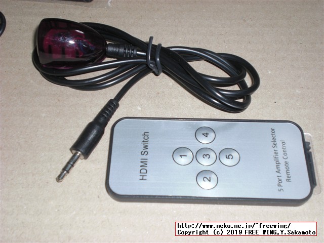 HDMI 1.4仕様 4K対応 5入力 1出力 HDMI切り換え機
