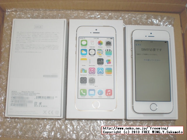 au iPhone5S 64GB