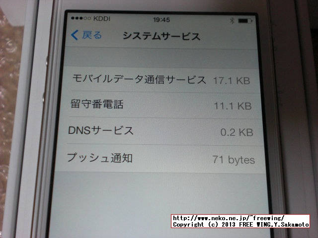 au iPhone5S 64GB