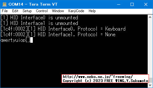 RP2040 Pico-PIO-USB USB HOST host_hid_to_device_cdc demo