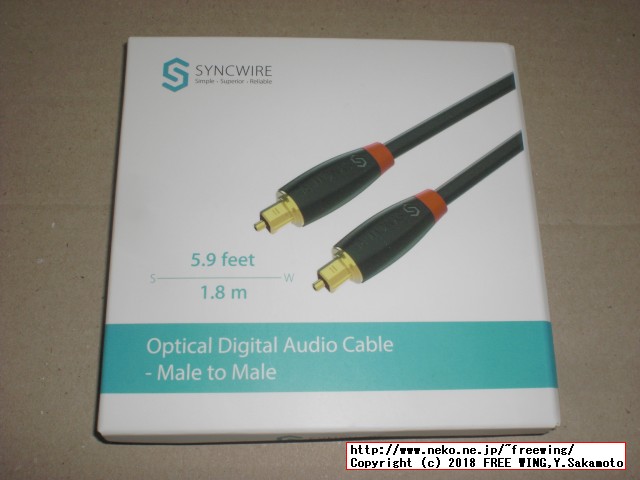 SW-DO069 Syncwire デジタルオーディオ オプティカルケーブル