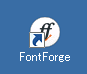 FontForgeで OpenType形式のフォントファイルを TrueType形式に変換する