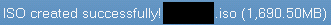vLite 1.2 Final / Windows 7 ISO 1690MB程度
