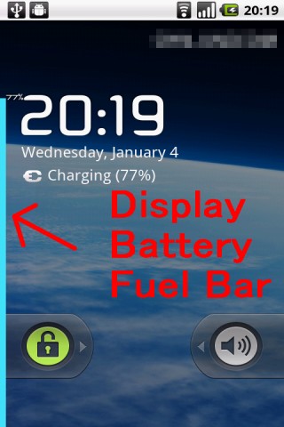 Android Battery Fuel Gauge Bar