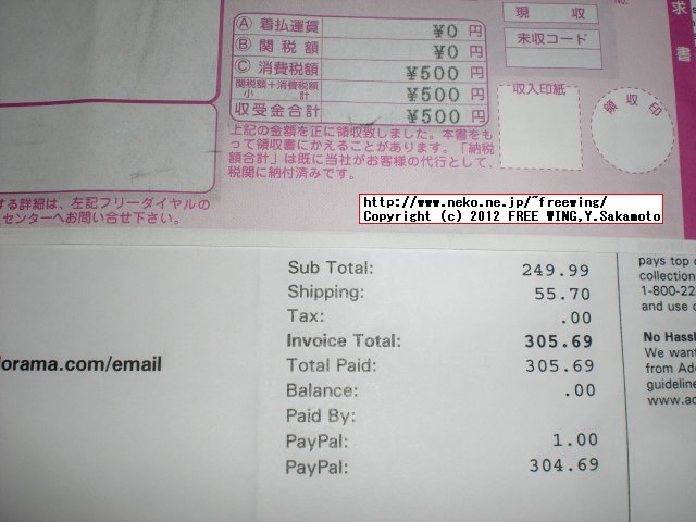 届いた製品 Google Nexus7 Tablet