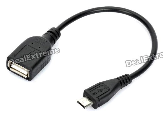 Nexus 7用 Micro USB 5pin OTGケーブル