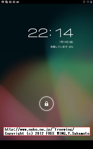 Galaxy Nexus 7 tablet