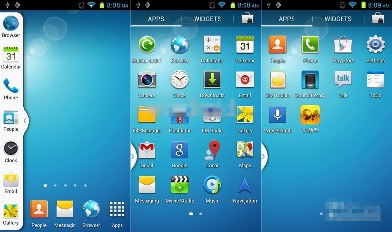 IHD Galaxys S4 H9503- 3 SIM standby MTK6572 Dual Core 1.3GHz 5.0inch screen Android 4.2.2 Phone