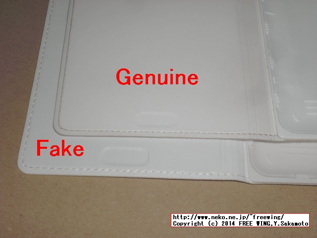 eBay.comで買った Note3 S-Viewケース Fake