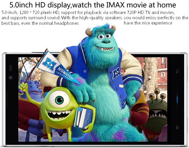 iNew V3 - 6.5mm Thin MTK6582 Quad Core 1.3GHz 5.0inch HD IPS OGS NFC Android 4.2