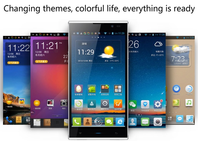 iNew V3 - 6.5mm Thin MTK6582 Quad Core 1.3GHz 5.0inch HD IPS OGS NFC Android 4.2