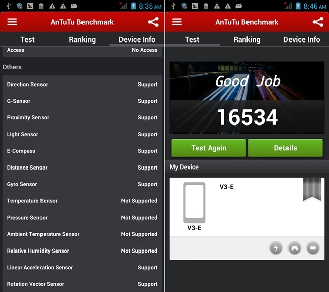 iNew V3 - 6.5mm Thin MTK6582 Quad Core 1.3GHz 5.0inch HD IPS OGS NFC Android 4.2