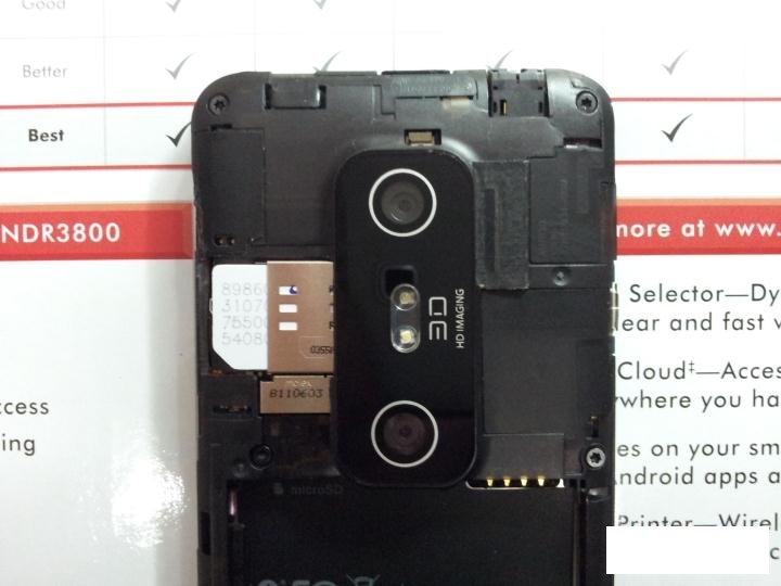 EVO 3D CDMA Sprint SIMカード(UIM Card)スロット追加改造