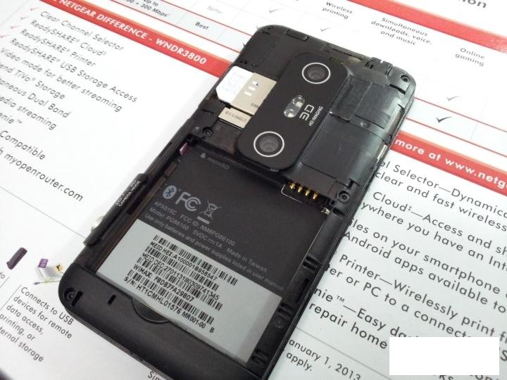 EVO 3D CDMA Sprint SIMカード(UIM Card)スロット追加改造