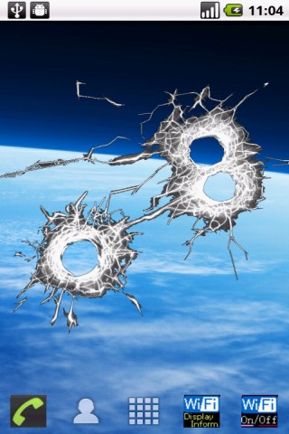 Android 弾痕ドロイド Burret Hole Droid