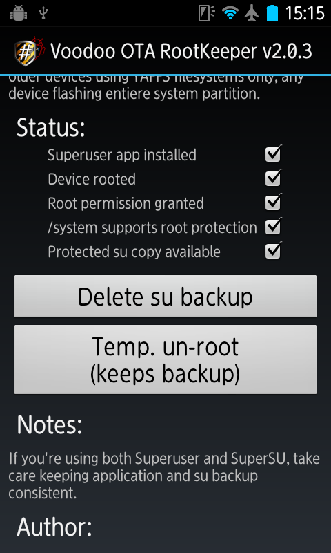 DoCoMo Arrows Me F-11D ICS機で永久 rootを取る方法