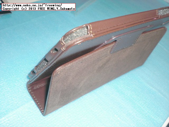 i-Beans(TM) Docomo Samsung Galaxy Tab 7.7 / GT-P6800専用ケース 超軽量 高品質なPUレザーカバー スタンド機能が付き