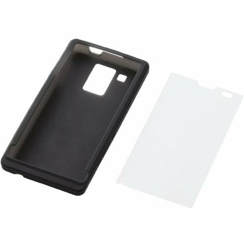 ELECOM docomo AQUOS PHONE f SH-13C用シリコンケース (液晶保護フィルム付) PD-SH13SCシリーズ