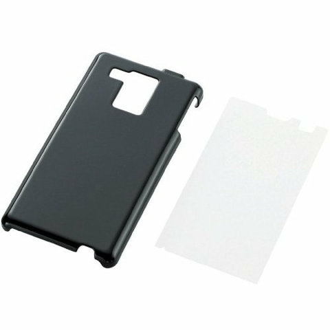 ELECOM docomo AQUOS PHONE SH-13C用シェルカバー スリム ブラック PD-SH13PVUBK