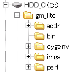GM_Liteのディレクトリ構成例