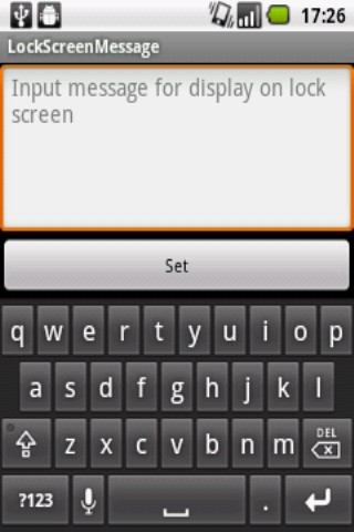 LockScreenMessage Free ロックスクリーンに好きなメッセージを表示