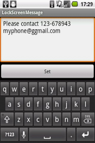 LockScreenMessage Free ロックスクリーンに好きなメッセージを表示