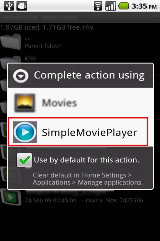 簡単動画再生 Simple Movie Player for Android