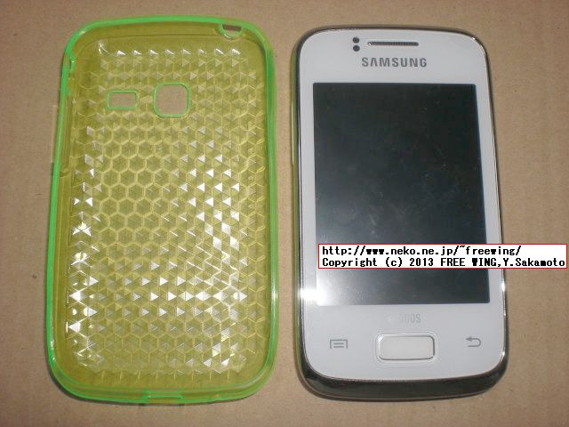 GALAXY Y Duos GT-S6102 Duos用 TPUケース