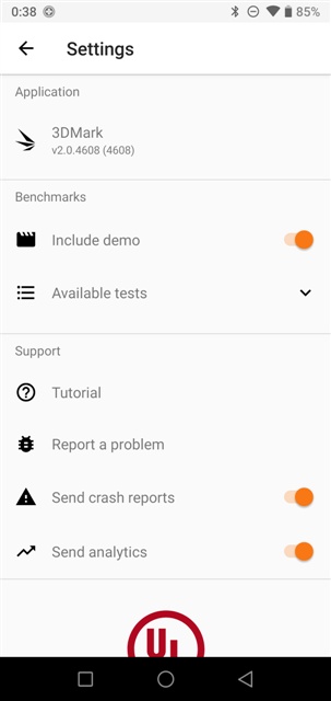 3DMark v2.0.4608 UMIDIGI A5 Pro MT6763 Helio P23