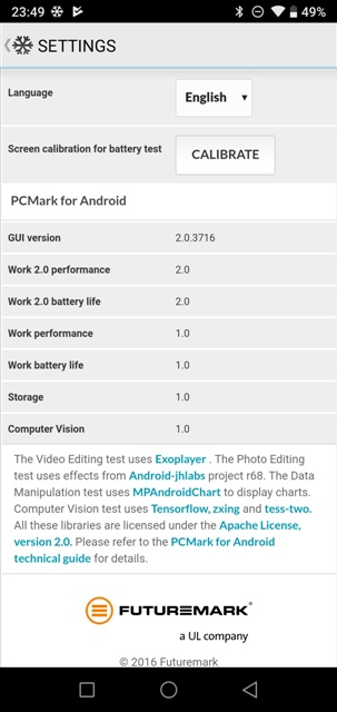 PCMark v2.0.3716 UMIDIGI A5 Pro MT6763 Helio P23