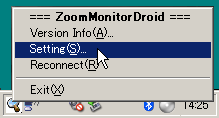 ZoomMonitorDroid TaskTray