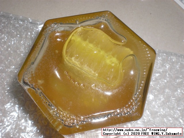 2020年 外国産の巣蜜（コムハ二ー、蜂の巣）をアマゾンの通信販売で買ってみた