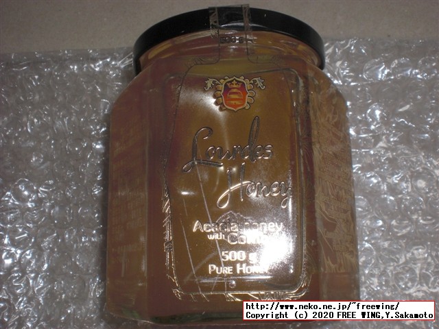 2020年 外国産の巣蜜（コムハ二ー、蜂の巣）をアマゾンの通信販売で買ってみた