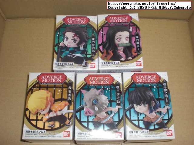 鬼滅の刃 ADVERGE MOTIONセット