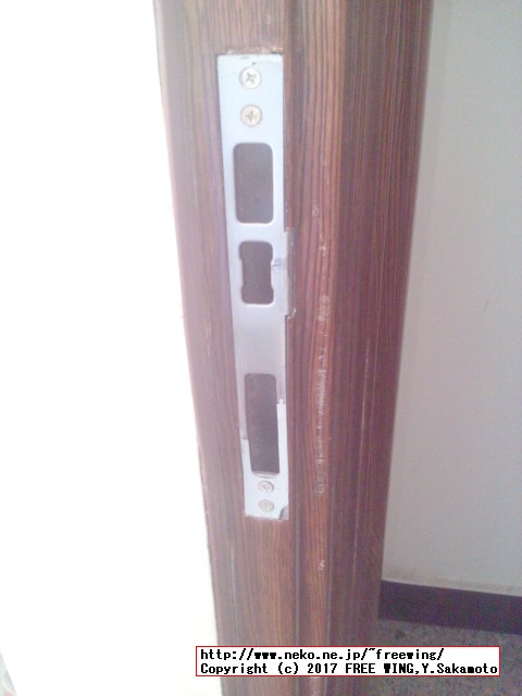 中国の高級マンションの玄関の鍵