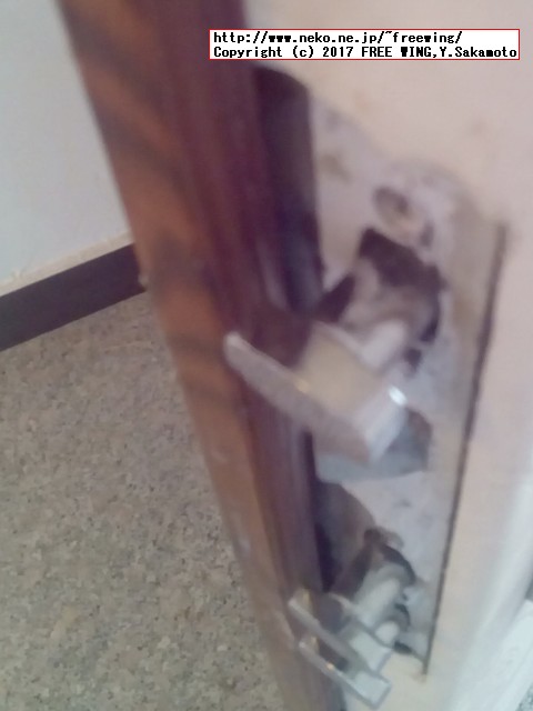 中国の高級マンションの玄関の鍵