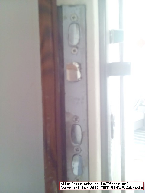 中国の高級マンションの玄関の鍵