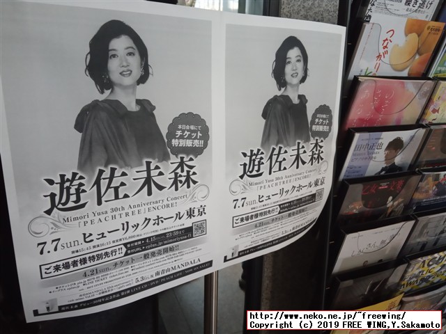 遊佐未森(ユサミモリ) cafe mimo Vol.19 春爛漫茶会 2019/04/14(日)