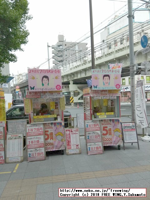 浅草橋で有名な宝くじ売り場